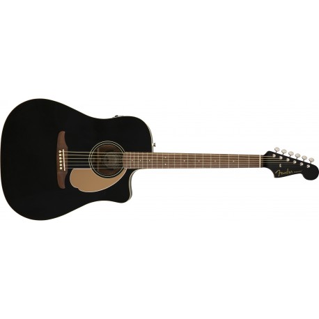 CHITARA ELECTRO-ACUSTICA FENDER REDONDO PLAYER Jetty BLK WN