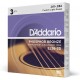 SET CORZI CHITARA ACUSTICA D'ADDARIO EJ26-3D