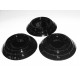 PROTECTIE ROTI PIAN JAHN JAHN SET protectie roti plastic negre "bakelite" 135 mm (set 4 bucati)