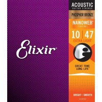SET CORZI CHITARA ACUSTICA Elixir Strings 11152 10-47