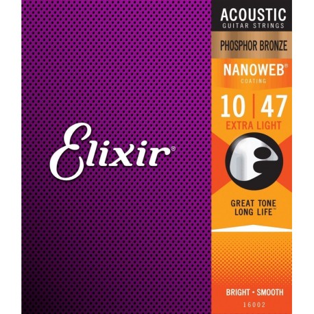 SET CORZI CHITARA ACUSTICA Elixir Strings 11152 10-47