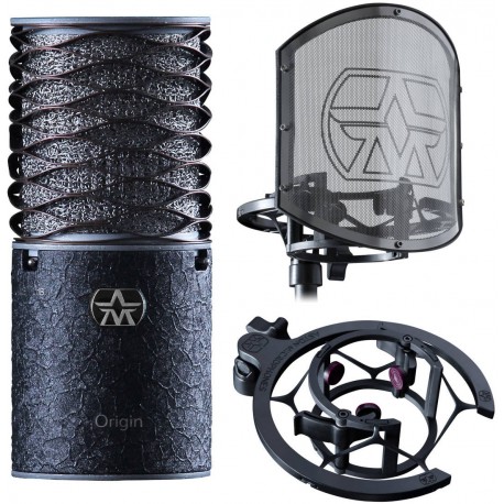 MICROFON STUDIO ASTON MICROPHONES ORIGIN BLACK BUNDLE