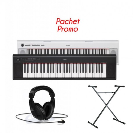 PACHET PIAN DIGITAL PORTABIL YAMAHA NP12+18962+HPM1000