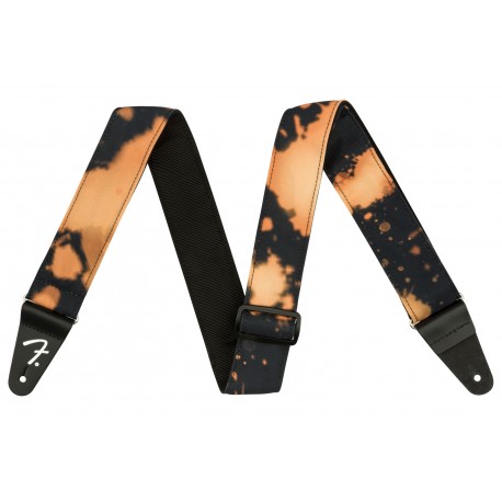 CUREA CHITARA FENDER TIE DYE ACID WASH STRAP BLACK