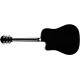 CHITARA ACUSTICA FENDER FA-125CE DREADNOUGHT BLACK WN