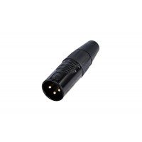 Conector XLR Tata Rean RC3M-B Negru