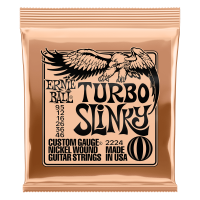 Corzi Chitara Ernie Ball Turbo Slinky Nickel Wound Electric Guitar Strings 9.5 - 46 Gauge