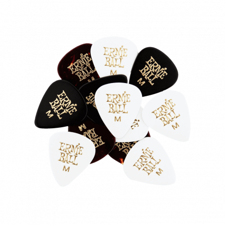 PANA CHITARA ERNIE BALL MEDIUM ASSORTED COLOR CELLULOSE PICKS