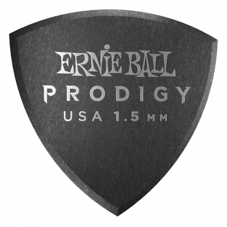 PANA CHITARA ERNIE BALL 1.5MM BLACK LARGE SHIELD PRODIGY PICK