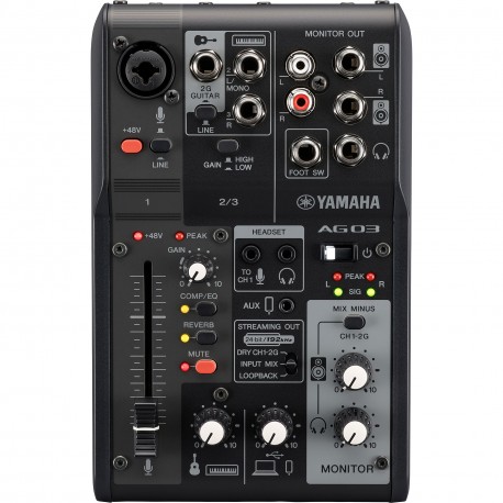 MIXER AUDIO YAMAHA AG03 MK2 B