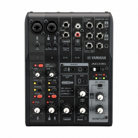 MIXER AUDIO YAMAHA AG06 MK2 B