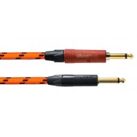 Cablu Instrument Jack 6.3mm Cordial Blacklight Edition 3M Orange Silent