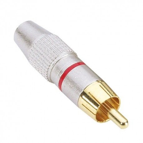 CONECTOR RCA ADAM HALL 7620 RED