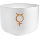 Singing Bowl Meinl Sonic Energy Planetary Tuned Crystal Throat ChakraPCSB12ME