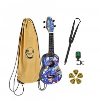 Set Ukulele Ortega Keiki K2-SP Spaceman