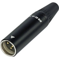 Conector Mini XLR Rean RT3MC-B