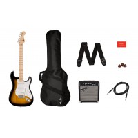 SET CHITARA ELECTRICA SQUIER PK SON STRAT 2TS 10G