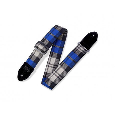 Curea Chitara Levy's MC8VIN-009 Cobalt Plaid Poly