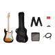 SET CHITARA ELECTRICA SQUIER SONIC STRAT MN WPG 2TS