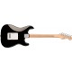 SET CHITARA ELECTRICA SQUIER SONIC STRAT LH MN WPG BLK