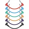 Set 6 buc Cabluri Patch 15 cm Donner EC2009, Jack 6.3mm
