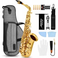 Saxofon Alto Eastar EAX-21 E FLAT Eb Pachet Complet