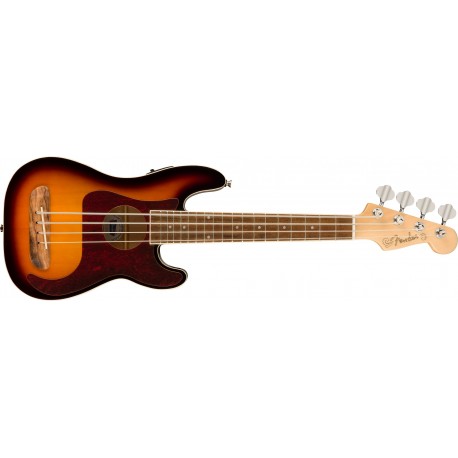 CHITARA BASS ACUSTICA FENDER FULRTN PBASS UKE 3TS N/B