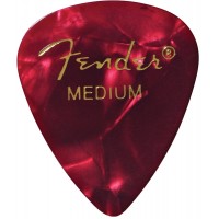 Pana Chitara Fender 351 Shape Premium Picks Red Moto Medium