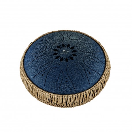 Steel Tongue Drum Sonic Energy Medium Octave, Navy Blue, C-DO Minor (432 Hz), 8 Note, 10" / 25 cm (MOSTD2NB)