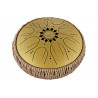 Steel Tongue Drum, Sonic Energy Medium Octave, Gold, C Major (432 Hz), 8 Notes, 10" / 25 cm (MOSTD3G)