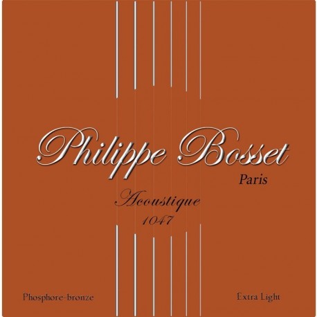 COARDA CHITARA ACUSTICA PHILIPPE BOSSET PBACP045W
