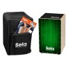 Pachet Cajon Sela® Varios SE 131 EN Verde - Rucsac, Manual, Sezut