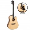 Chitara Acustica Cascha CGA300 Performer Series Dreadnought +Husa+Pickguard
