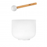 Crystal Singing Bowl Sela SECF8B Alb Mat