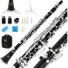 Set Clarinet B♭ SI Eastar + Kit de curățare, ECL-400 EB076+EB094 cu Geanta si accesorii