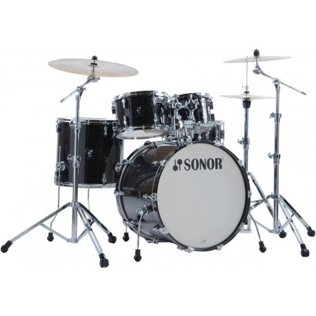 SET TOBE SONOR Sonor AQ2 Stage Transparent Black Burst