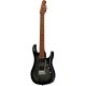 CHITARA BASS ELECTRICA STERLING BY MUSICMAN JP157 TRANS BLACK SATIN