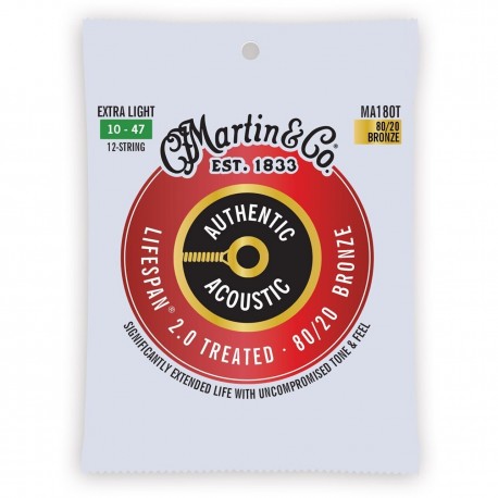 SET CORZI CHITARA ACUSTICA MARTIN GUITARS MARTIN MA180T