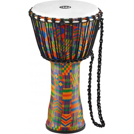 Djembe Meinl Rope Tuned Travel Kenyan Quilt PADJ2-M-F 10"