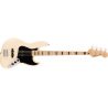 Chitara Bass Squier Home Affinity Series Active Jazz Bass Olympic White