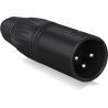 Conector XLR Tata Profesional Behringer X3M-BK Negru