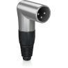 Conector Profesional XLR tata unghi drept Behringer X3MR-SR Silver