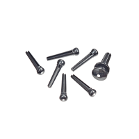 CUIE CHITARA ACUSTICA D'ADDARIO PLASTIC BRIDGE PINS BLACK