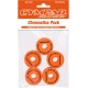 PAD CINEL CYMPAD CHROMATICS CYMBAL PAD SET ORANGE