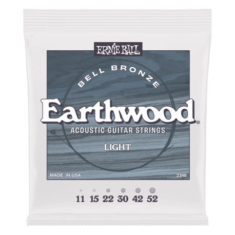 SET CORZI CHITARA ACUSTICA ERNIE BALL EARTHWOOD BELL BRONZE LIGHT 11-52