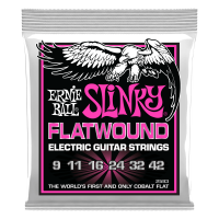 SET CORZI CHITARA ELECTRICA ERNIE BALL FLATWOUND SUPER SLINKY 9-42