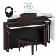 PIAN DIGITAL YAMAHA Pachet Clavinova CLP-725 cu bancheta si casti AKG K44