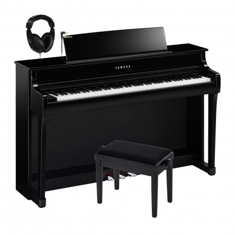 PIAN DIGITAL YAMAHA Pachet CLP845PE CLAVINOVA YAMAHA pian digital + bancheta + casti (B/DW/R/WA/WH)
