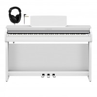 PIAN DIGITAL YAMAHA Pachet CLP835WH CLAVINOVA YAMAHA pian digital + bancheta + casti (B/DW/R/WA/WH)