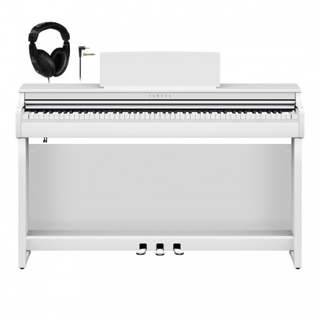 PIAN DIGITAL YAMAHA Pachet CLP835WH CLAVINOVA YAMAHA pian digital + bancheta + casti (B/DW/R/WA/WH)
